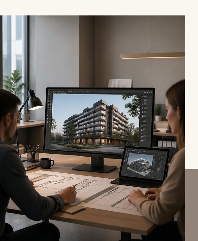3D визуализация архитектуры и объектов строительства в Мценске